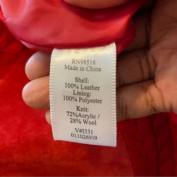 women coldwater creek jacket leather suede - Picture 7 of 8